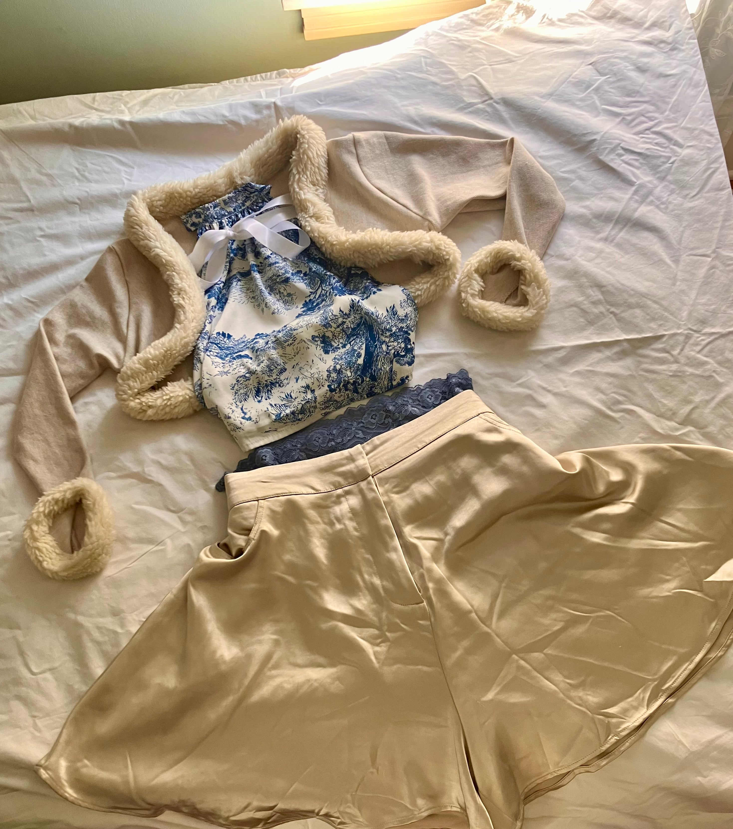 Cropped Sherpa Jacket