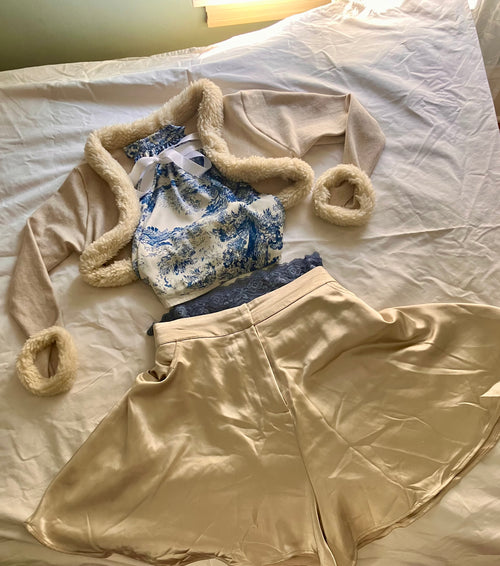 Cropped Sherpa Jacket