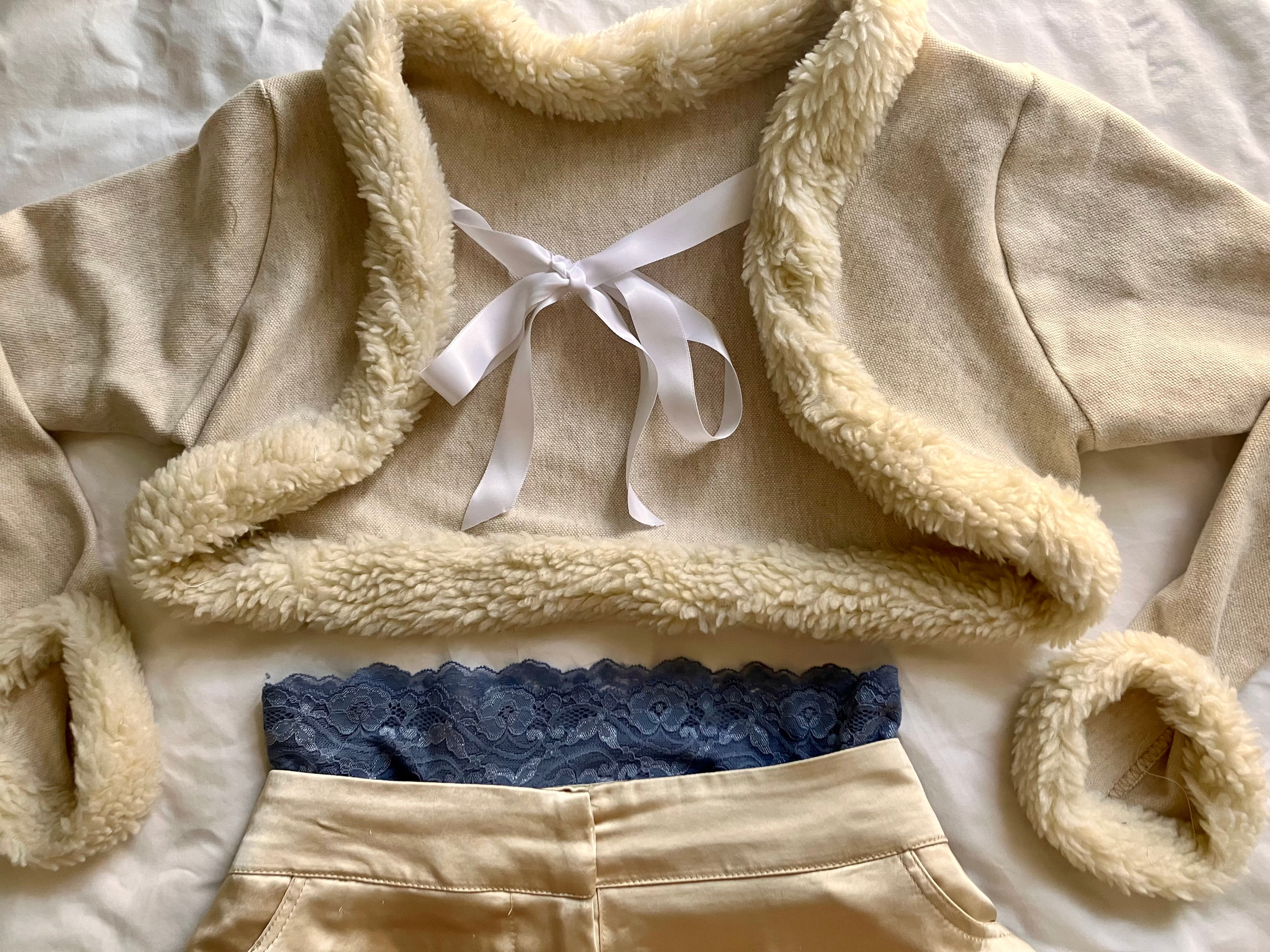 Cropped Sherpa Jacket
